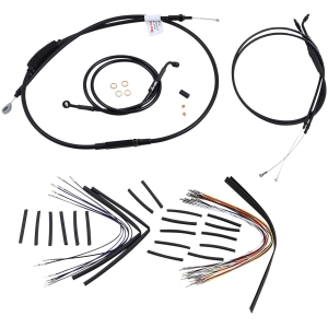 CABLE KIT 12" BLACK VINYL STAINLESS T-BAR W/O ABS
