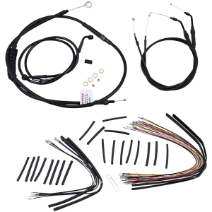 CABLE KIT 10" BLACK VINYL STAINLESS T-BAR W/O ABS