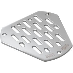 PLATE MX STYLE COVER HEX CHROME