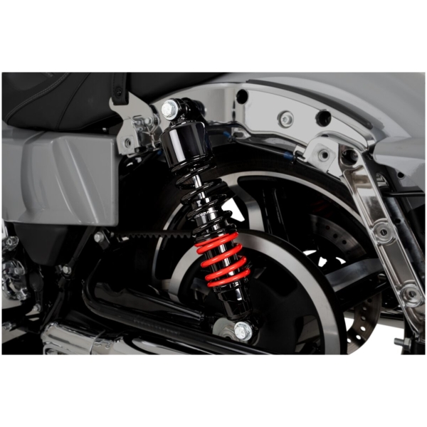 STILETTO SHOCKS, 13" TOURING - (ST SPRING) - BLK/RED - Bild 2