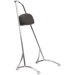 SISSY BAR TALL W/PAD CHROME