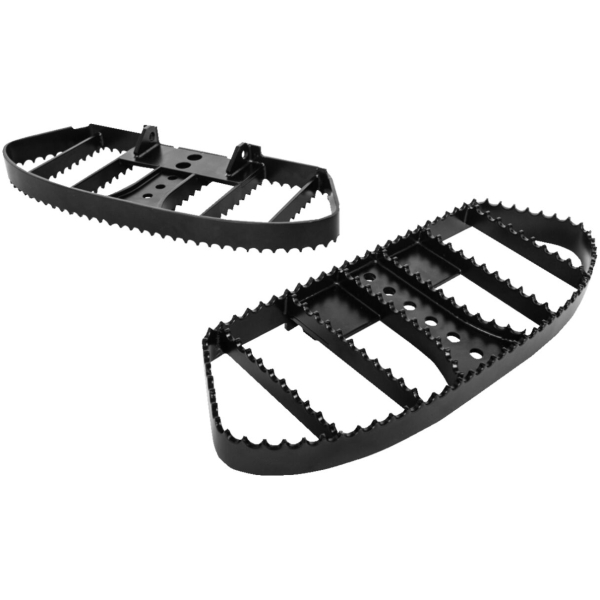 M8 SOFTAIL FLOORBOARDS - MX STYLE BLACK