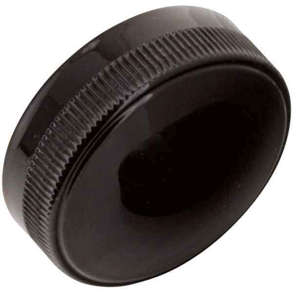 EARLY STYLE CAM LOCK GAS CAP GZP Blk skirted gas cap coarse knurling