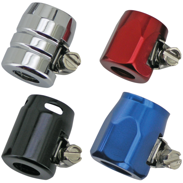 HOSE ENDS GZP 6Pck Hex hose end 3/8" ID Black