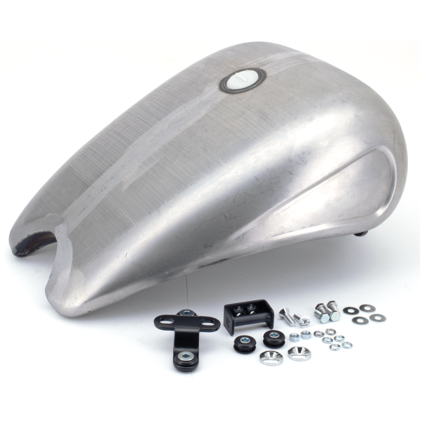 ONE PIECE 2" STRETCHED STEEL TANK WITH INDENTS GZP 2"Str gastank F*ST84-99 indent&screw