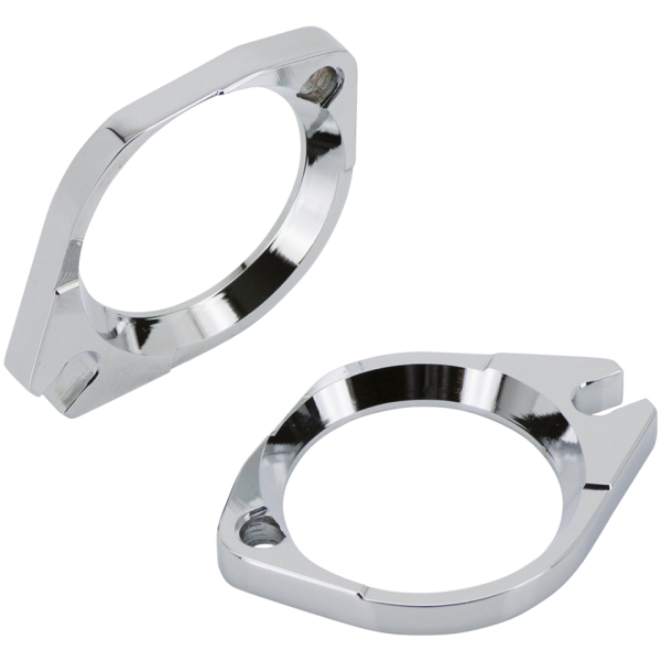 CHROME THROTTLE BODY MOUNTING FLANGES GZP Chrome cast intake manifold flanges