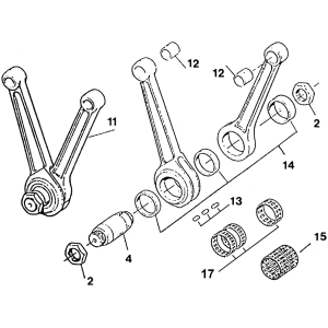 FLYWHEEL WASHER SETS GZP Flywheel washer set BT/XL 70up #6506