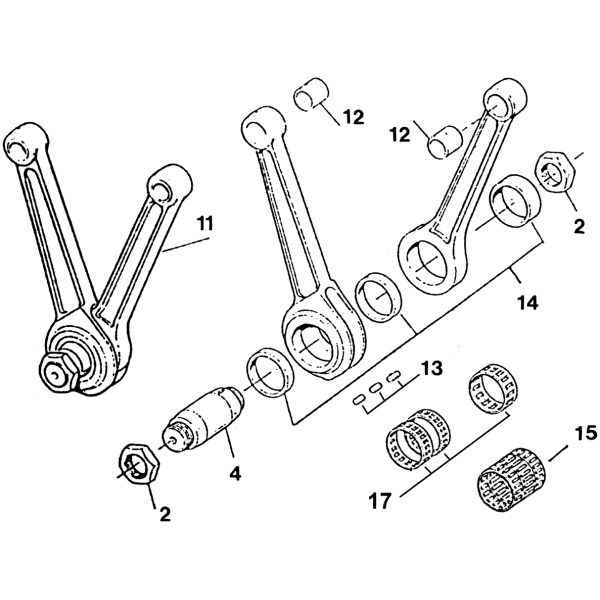 FLYWHEEL WASHER SETS GZP Flywheel washer set BT/XL 70up #6506