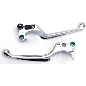 "WIDE" BRAKE AND CLUTCH LEVERS GZP Chrome Ergo levers BT96-06 XL96-03