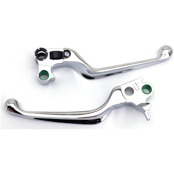 "WIDE" BRAKE AND CLUTCH LEVERS GZP Chrome Ergo levers BT96-06 XL96-03