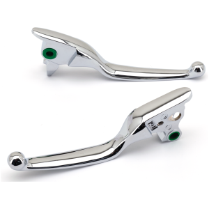 ERGO BRAKE AND CLUTCH LEVERS GZP CHROME LEVERS FLH/T08-13 FLHR08-16