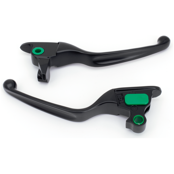 ERGO BRAKE AND CLUTCH LEVERS GZP BLK BRAKE & CLUTCH LEVERS FLH/T08-13