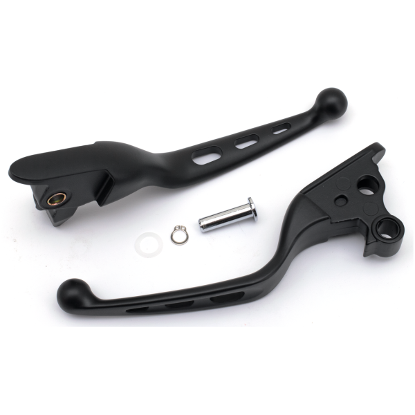 HANDLEBAR LEVERS FOR TOURING GZP Blk Tri-hole FLH/T08-16 levers w/cab