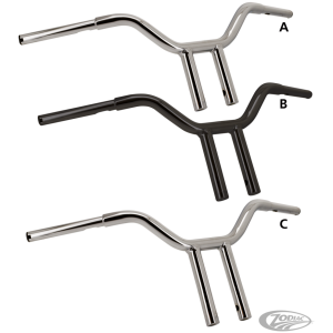 ZODIAC CLUBSTYLE CHONKY BARS GZP Chr 13" rise Clubstyle Chonkybar