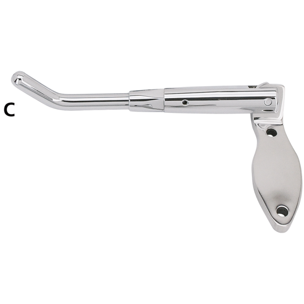 SHOW CHROMED ADJUSTABLE KICKSTANDS GZP Chr.adjustable kickstand all FXR mod