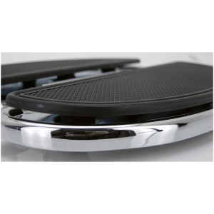 HALF-MOON RIDER FOOTBOARDS FOR SOFTAIL GZP Black Half moon floorboards FLST86-U