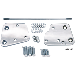 FLOORBOARD RE-LOCATOR KITS FOR SOFTAIL GZP Black 2" floorboard ext.kit FLST00-u