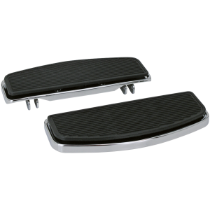 POLICE STYLE DRIVER FLOORBOARDS GZP Chrome rider floorboard kit