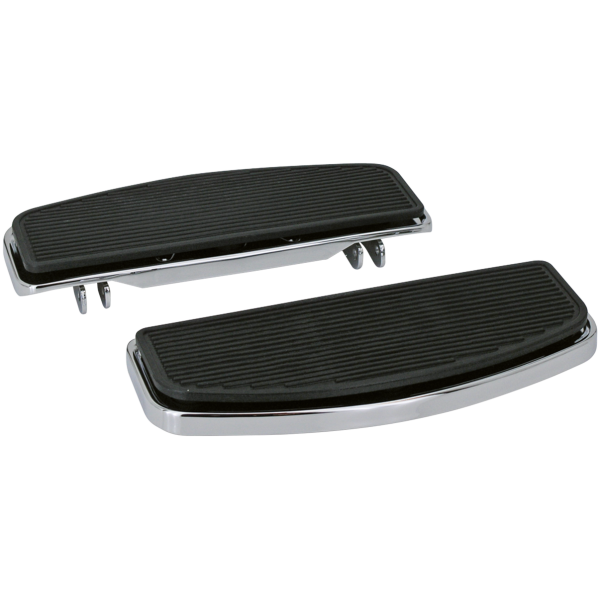 POLICE STYLE DRIVER FLOORBOARDS GZP Chrome rider floorboard kit