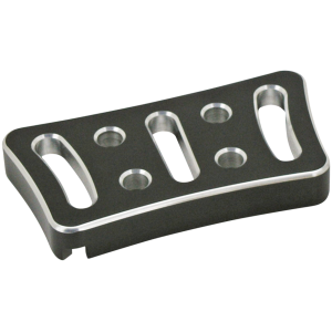 BILLET ALUMINUM BRAKE PEDAL PADS FOR TOURING GZP Black slasher/holeshot FL brakepedal