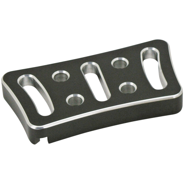BILLET ALUMINUM BRAKE PEDAL PADS FOR TOURING GZP Black slasher/holeshot FL brakepedal
