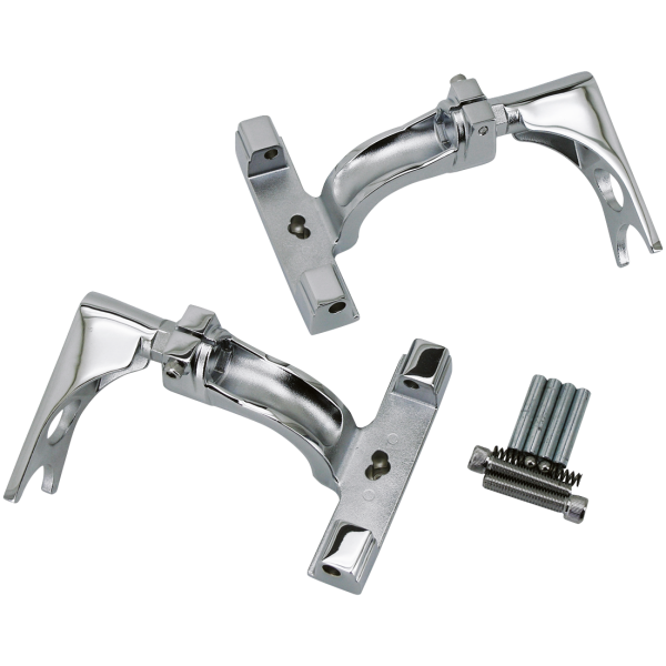 PASSENGER FLOORBOARDS & MOUNTS Chrome passenger footboard mount kit