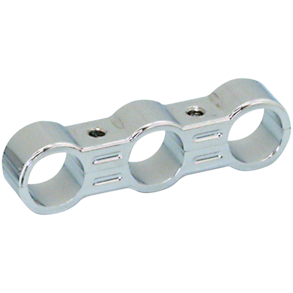 BILLET OIL LINE, FUEL LINE HOSE AND PLUG WIRE SEPARATORS GZP Chrome ballmill oil line seperator 3