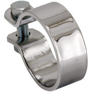 UNIVERSAL CHROME EXHAUST & MUFFLER CLAMPS GZP Chrome exhaust clamp 1.5" I.D.
