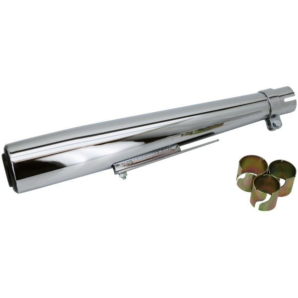 UNIVERSAL MEGAPHONE STYLE MUFFLER GZP Universal megaphone muffler L=20"
