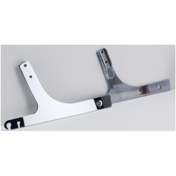 RIGID MOUNT MINI LOW BOY SISSY BARS GZP Chrome Side straps FXD91-05