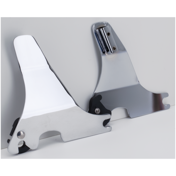 DETACHABLE SHORTY SISSY BARS GZP Chrome detachable sideplates XL04-22