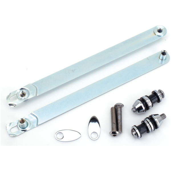 DETACHABLE SHORTY SISSY BARS GZP DOCKING HARDWARE KIT FXDB09-17