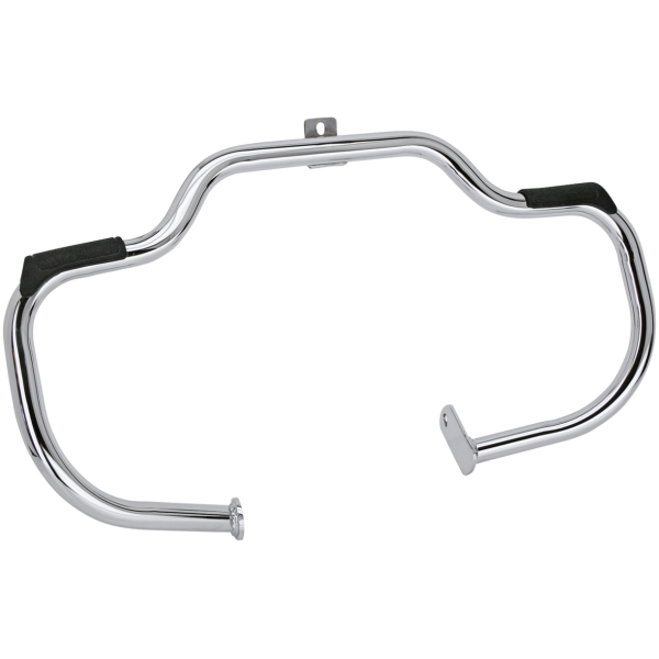 HIGHWAY BARS WITH FOOTREST RUBBERS GZP Chrome eng guard/w footrst FLST00-17