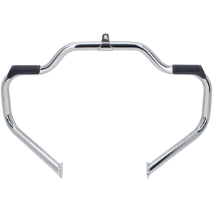 HIGHWAY BARS WITH FOOTREST RUBBERS GZP Chrome engine guard/w footrest FLT09