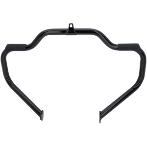 HIGHWAY BARS WITH FOOTREST RUBBERS GZP Black engine guard/w footrest FLT09