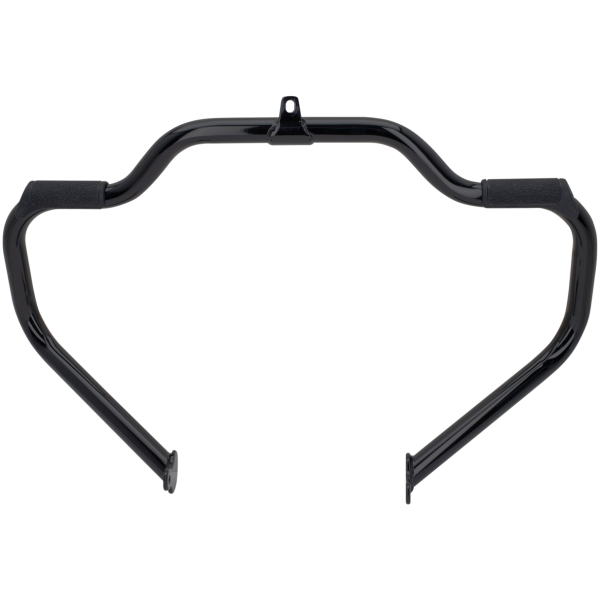 HIGHWAY BARS WITH FOOTREST RUBBERS GZP Black engine guard/w footrest FLT09