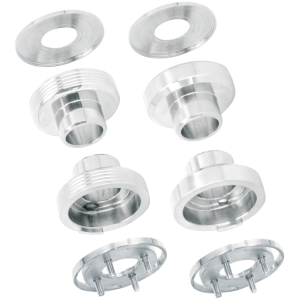 STAINLESS STEEL INTERNAL FORK STOP KIT GZP Grooved Polished s/s hidden int.fork