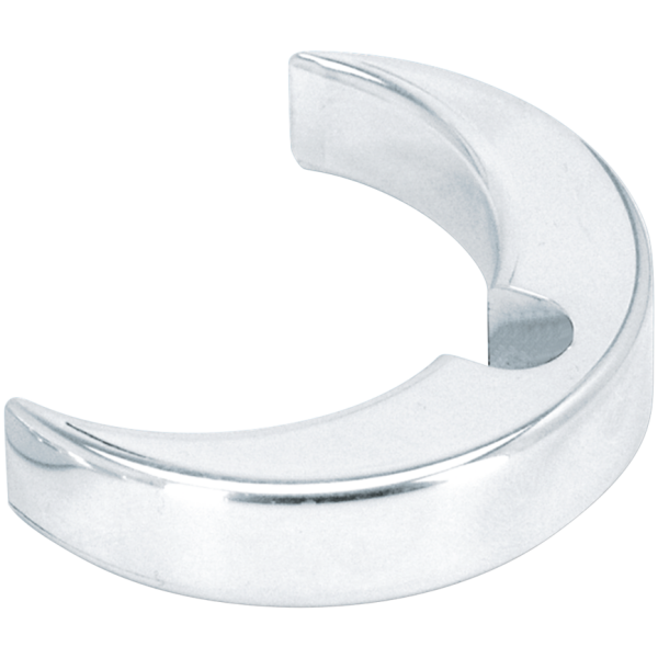 POLISHED ALUMINUM PUSH ON CABLE CLAMPS GZP Polish push lock cable clamps 41mm,