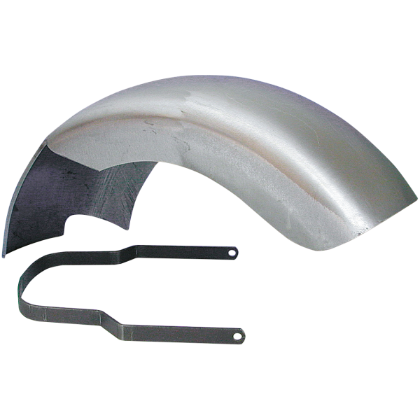 9" WIDE GROUND-POUNDER STEEL REAR FENDER FOR HARDTAIL FRAMES GZP Ground Pounder rear fender 9" w/brac