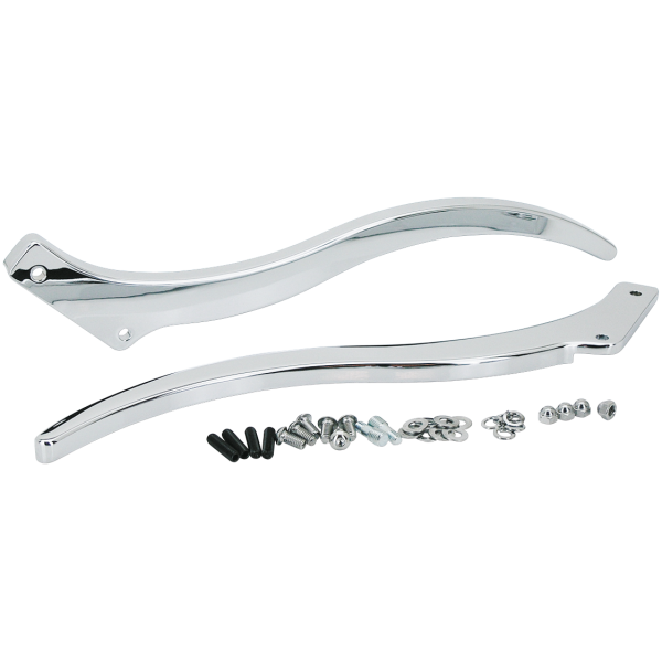 CHROME BILLET ALUMINUM FENDER STRUTS FOR SOFTAIL GZP Chrome fenderstruts with hardware