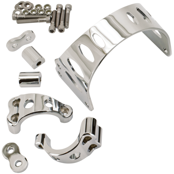 TOMAHAWK DYNA FORK BRACE KIT GZP Tomahawk Chrome forkbrace kit FXD06-