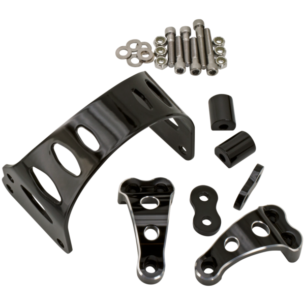 TOMAHAWK DYNA FORK BRACE KIT GZP Tomahawk Black forkbrace kit FXD06-u
