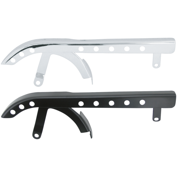 UPPER BELT GUARD FOR SPORTSTER GZP Chrome belt guard w/holes XL91-99