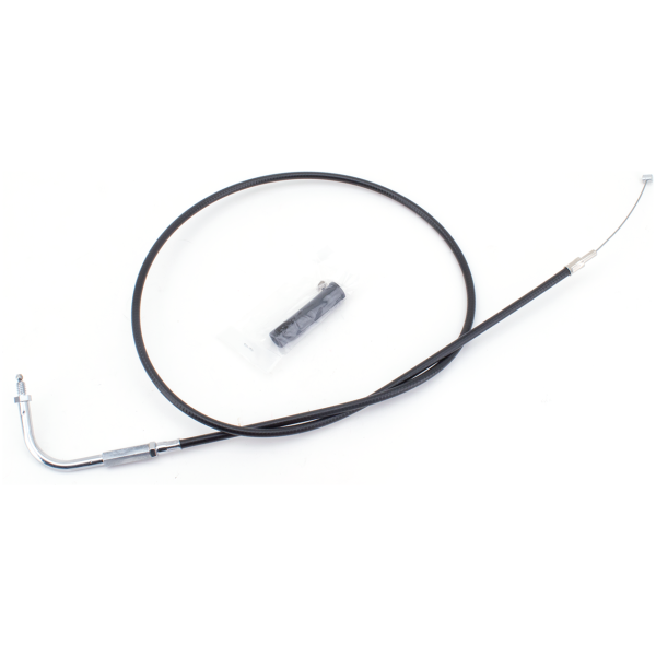 T01 - THROTTLE CABLE 1971-1980 BIG TWIN & 1970-1980 SPORTSTER GZP Black BT76 LN=42" 90dgr throttle
