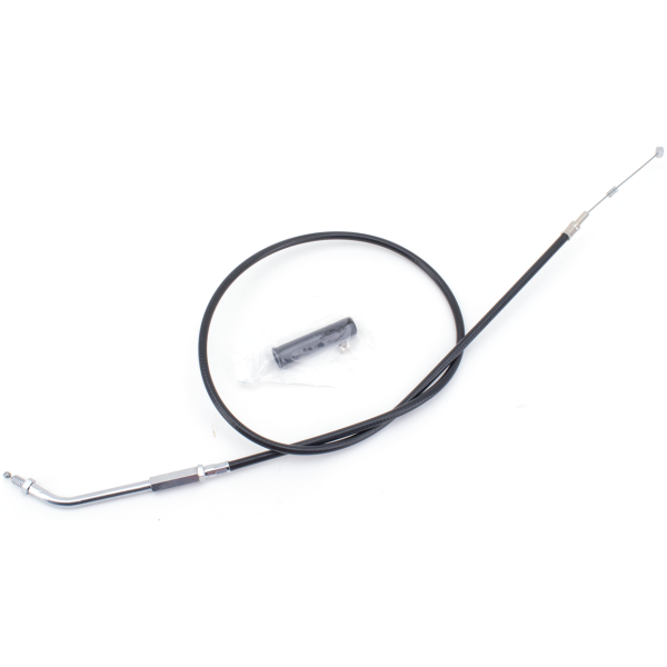T02 - THROTTLE & IDLE CABLE 1981-1989 BIG TWIN & 1981-1985 SPORTSTER GZP Black BT81 LN=37" 135dgr idle