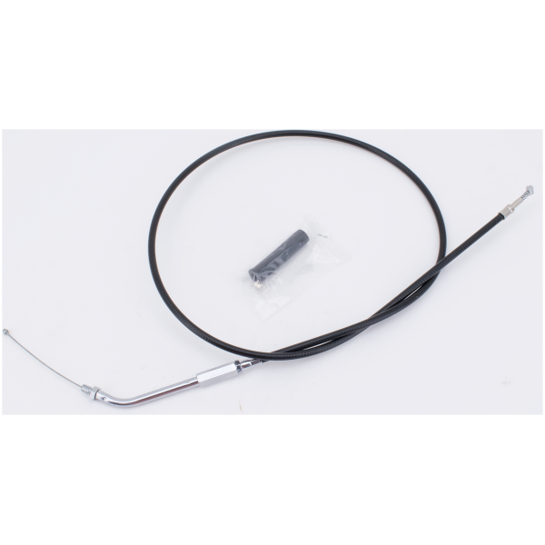 T02 - THROTTLE & IDLE CABLE 1981-1989 BIG TWIN & 1981-1985 SPORTSTER GZP Black BT81 LN=43" 135dgr idle