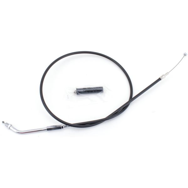 T02 - THROTTLE & IDLE CABLE 1981-1989 BIG TWIN & 1981-1985 SPORTSTER GZP Black BT81 LN=37" 135dgr throttle