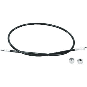 CUSTOM FRONT WHEEL DRIVEN SPEEDO METER CABLE GZP Speedo cable braided +4" FL 81-84