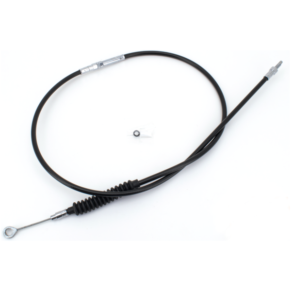 C03 - CLUTCH CABLE 1987-2006 SOFTAIL, 1987-2006 TOURING & 1991-2005 DYNA GZP Clutch cable std Blk FLH/FXST 38607-