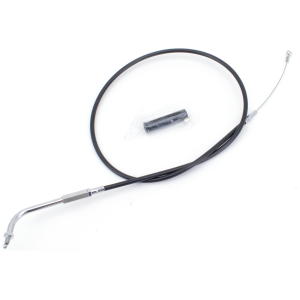 T03 - THROTTLE & IDLE CABLE 1990-1995 BIG TWIN GZP Black BT90 LN=36" 110dgr idle